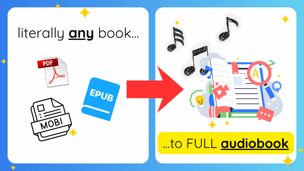 with BookFusion turn any book into a full audiobook. 