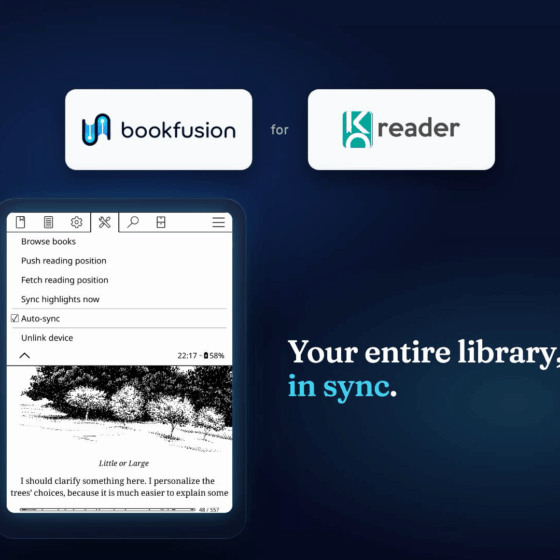 Your Books, Highlights & Progress onEvery E-Reader: BookFusion for KOReader Is Here